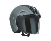 Helm Speeds Jet Sportive silber / schwarz glänzend