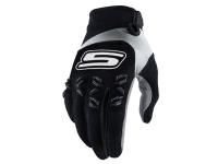 Handschuhe MX S-Line homologiert, schwarz / weiß - verschiedene Größen