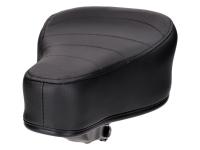 Sattel / Sitz hoch abgesteppt gefedert schwarz mit Puch-Schriftzug für Puch Mofa = 44332