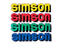 Schriftzug Folie / Aufkleber Tank verschiedene Farben für Simson S51